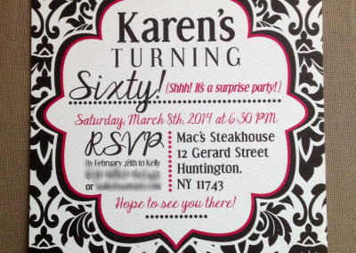black white pink damask rounded corners