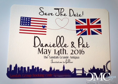 british american save the date