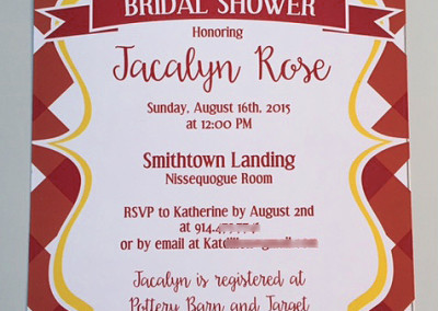 picnic shower invite